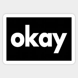Okay block Sticker